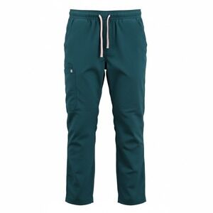 FIGS Kade Cargo Scrub Pants Womens Medium Teal Blue Uniform Medical Healthcare